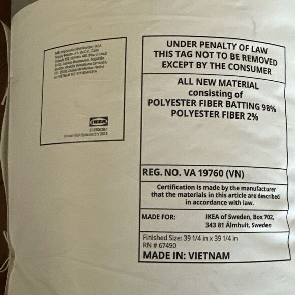 IKEA Sandbi Design S Edholm Playmat 39 1/4 X 39 1/4 - Picture 6 of 8